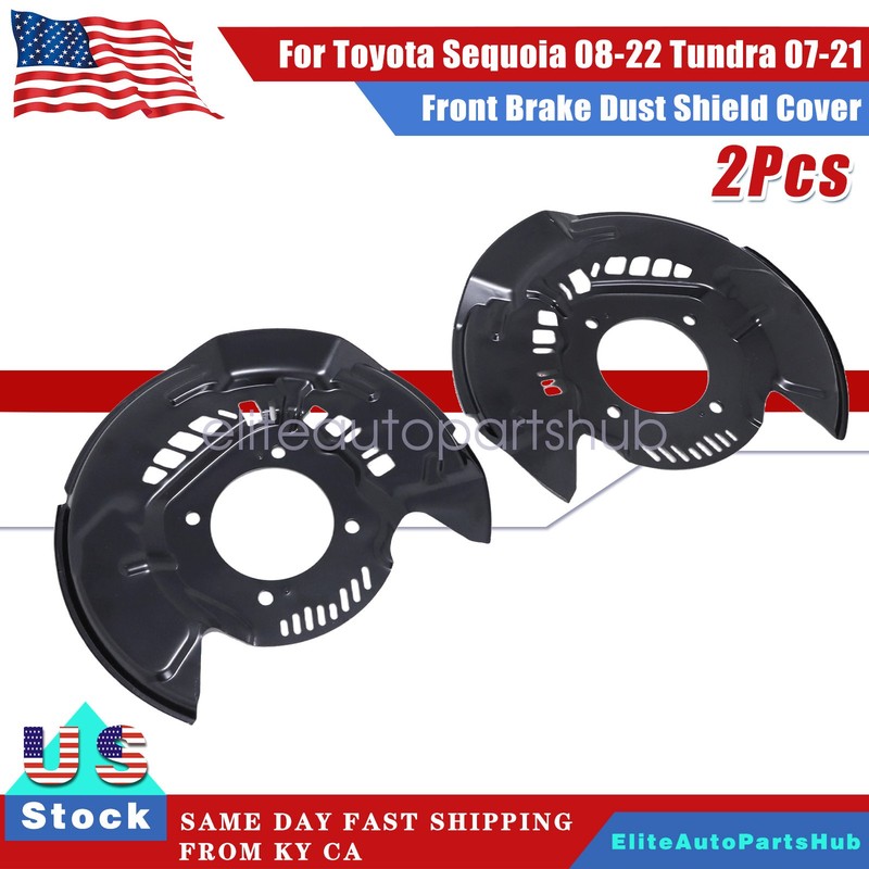 Brake Dust Shield Cover For Toyota Sequoia Tundra 2007-2022 Pair Front LH & RH