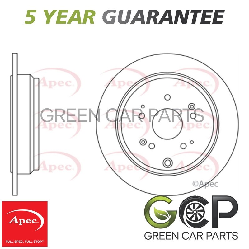 Apec Rear Brake Disc Fits Honda CR-V 2006- 42510T1GG00