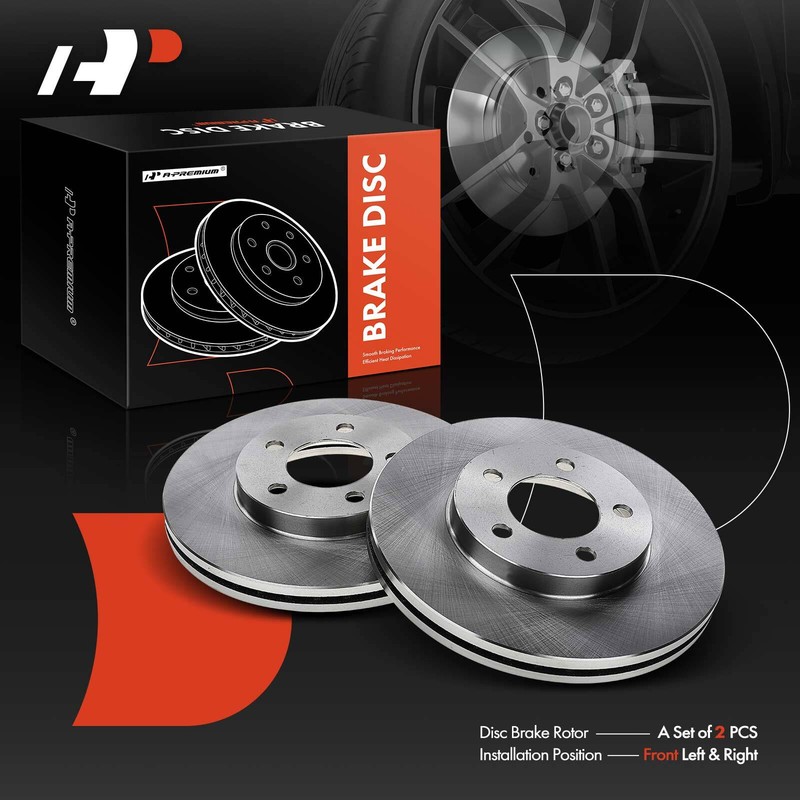 Disc Brake Rotors Front for Ford Taurus 94-00 Thunderbird Mercury Sable Lincoln gallery