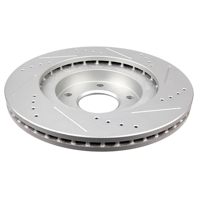 For Altima 2002 2003 - 2006 Drilled Front Discs Brake Rotors Ceramic Pads 296mm gallery