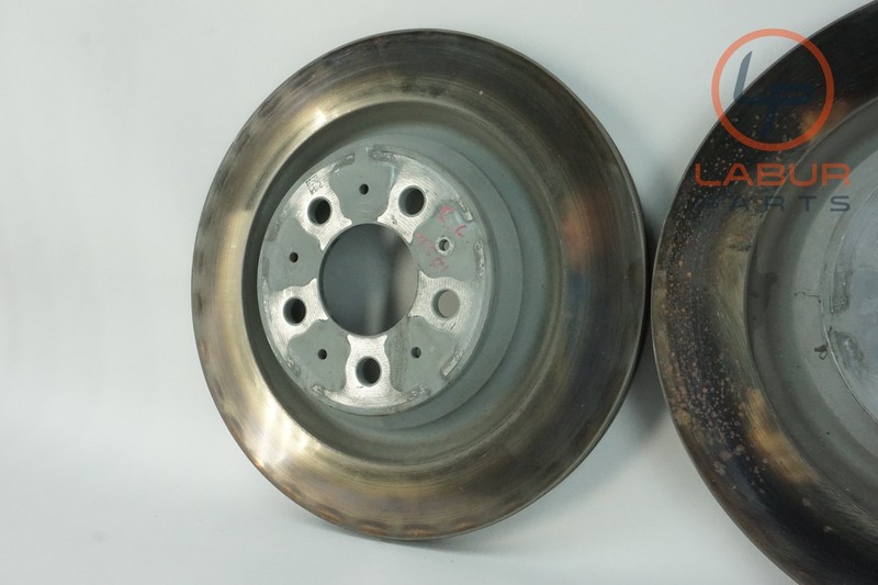 M3 17-23 Tesla Model 3 Brembo Rear Left & Right Side Brake Rotor Disc Set Z7105 gallery