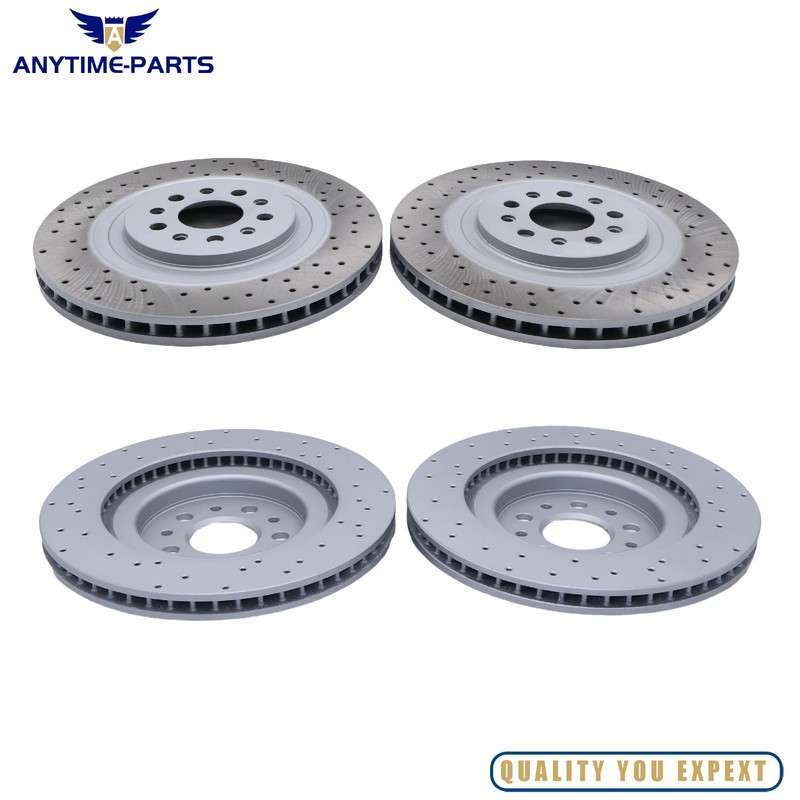 4X High Heat Dissipation Vent Brake Rotors Fit Maserati Ghibli Quattroporte 17+ gallery