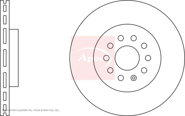 2X APEC Front Brake Discs for SKODA KODIAQ I 2016- PR 1LW 314mm Vented DSK2951 gallery