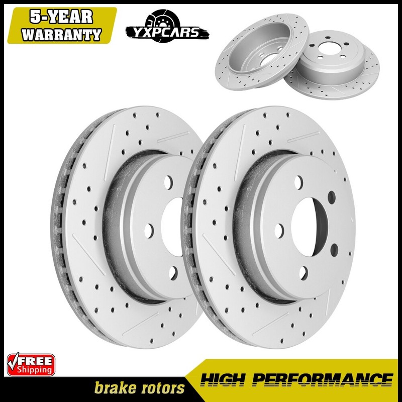 Front + Rear Brake Rotors Set for 2007 – 2011 Dodge Nitro 2008-2012 Jeep Liberty