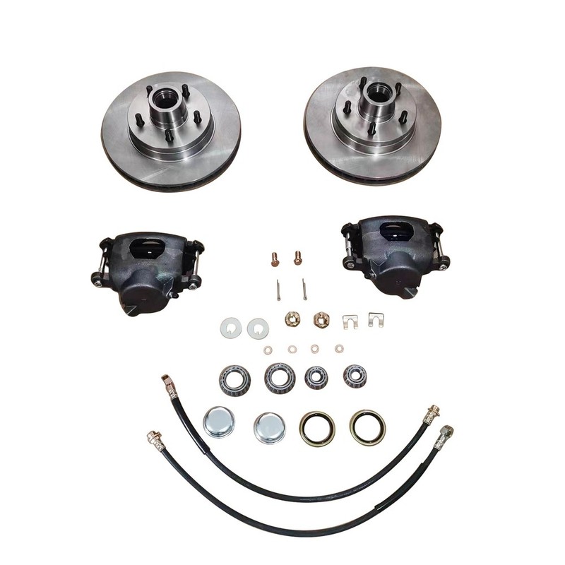 Squarebody Disc Brake Spindle Components 1.25" Rotor 5 Lug For 1973-87 Chevy C10 gallery
