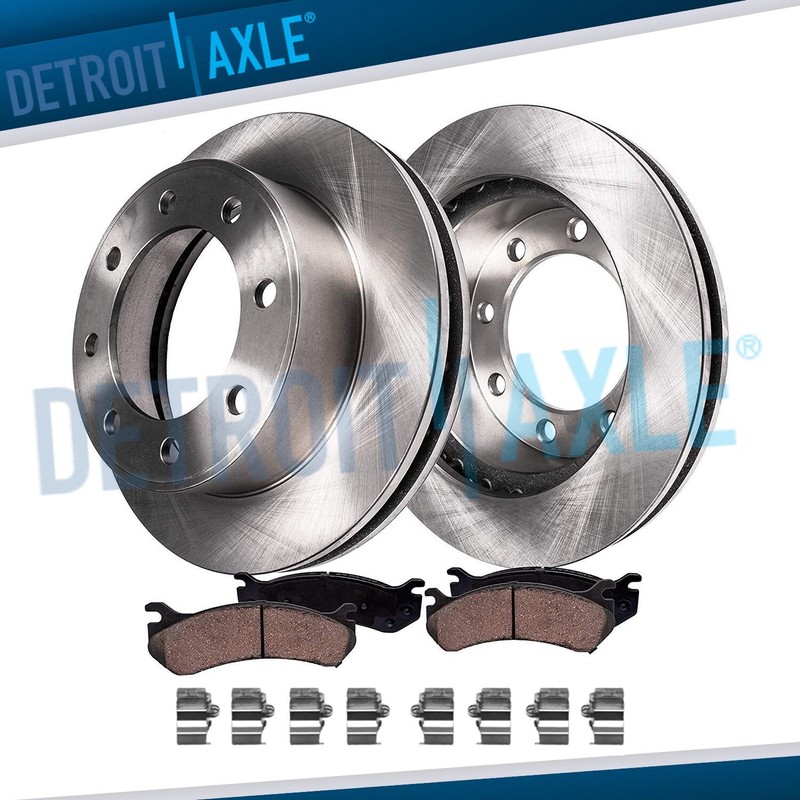 15.75″ Rear Disc Rotors Brake Pads Kit for 2017-2021 Ford F-450 F-550 Super Duty