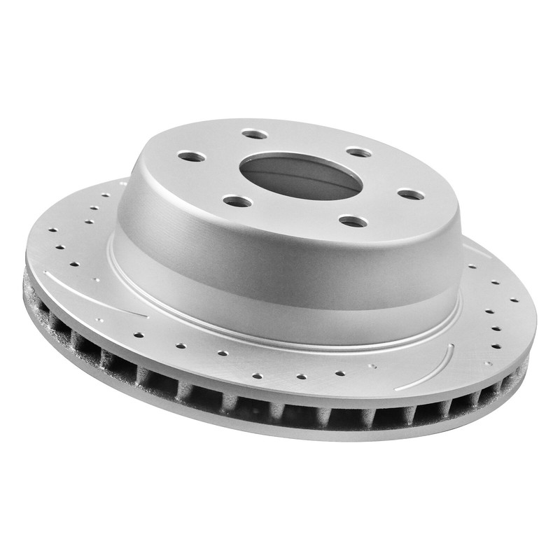 330mm Rear G-coated AWD Rotors Brake Pads for Cadillac GMC Chevrolet 2000-2006 gallery