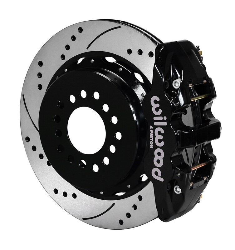 Wilwood 140-10948-D AERO4 Big Brake Rear Parking Brake Kit Black