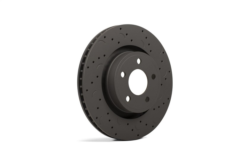 Hawk Performance HTC4955 Talon Cross Drilled And Slotted Brake Rotors