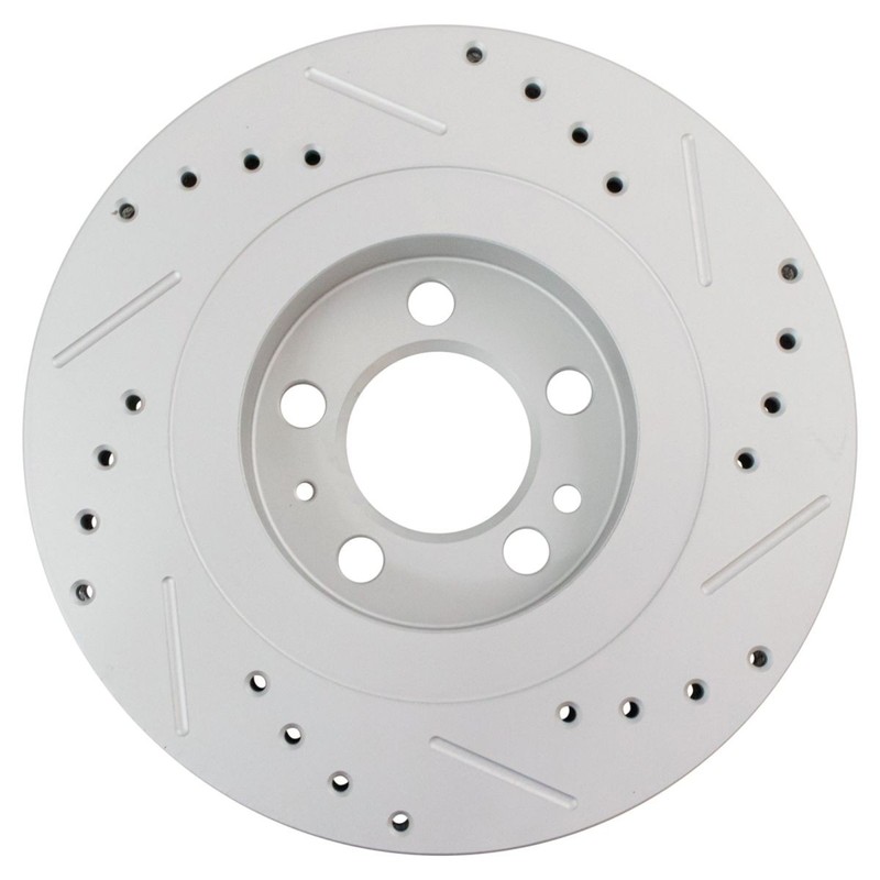 TRQ Front Brake Pad & Rotor Kit For 98-10 VW Beetle 00-06 Golf 99-05 Jetta gallery