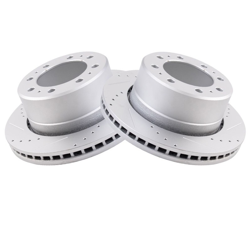TRQ Performance Rear Brake Rotor Set Fits 2009-2010 Dodge 2011-2023 Ram gallery