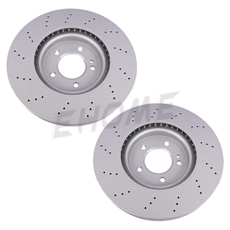 4634230000 Pair of Rear Brake Discs Rotors For 2019 – 2023 Mercedes Benz G63 463