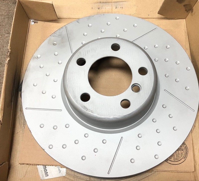 FRONT DISC BRAKE ROTOR for BMW 328i 335i 428i 435i ZIMMERMANN 150290620 OPEN BOX