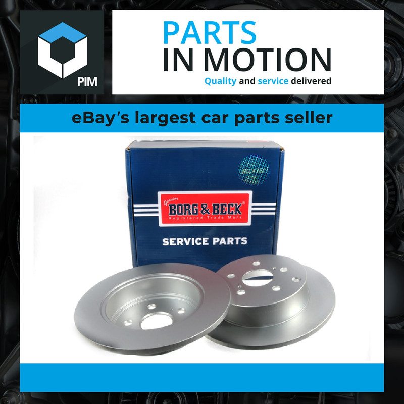 2x Brake Discs Pair Solid Rear 297mm BBD5159 Borg & Beck Set 424310F020 Quality
