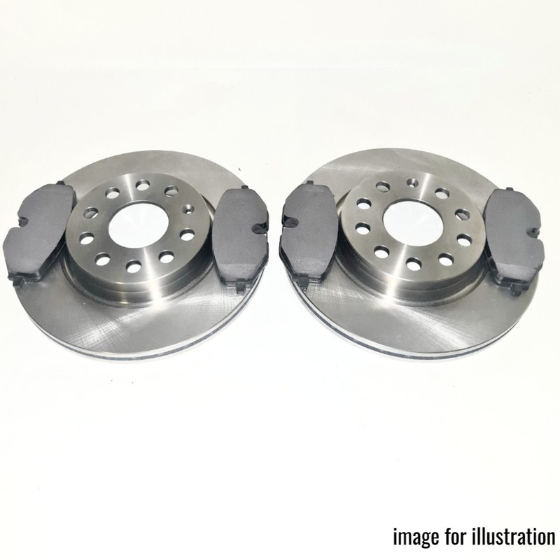 FRONT BRAKE DISCS 303MM & BRAKE PADS FOR VW AMAROK 2.0 TDI 09-16