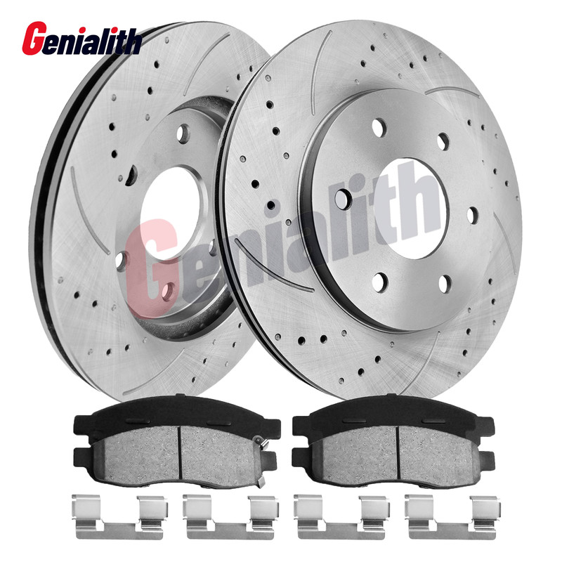 12.6in Front Brake Rotors + Ceramic Brake Pad for Nissan TITAN Armada Pathfinder