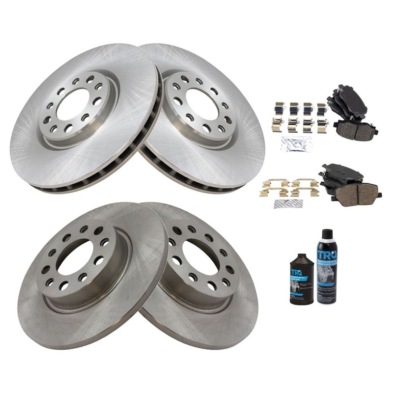 Front & Rear Ceramic Brake Pad & Rotor Kit w/Chemicals for 500X Renegade