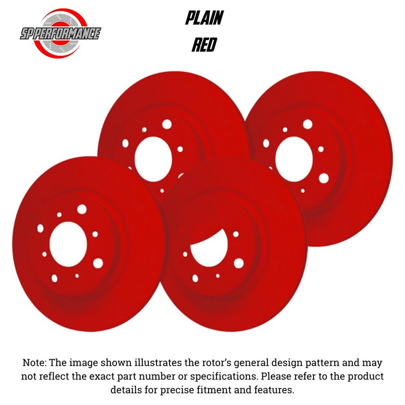 SP Performance Disc Brake Rotor Kit Fits 2012-2013 BMW 335i
