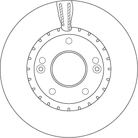 TRW DF6628 Brake Disc for Hyundai, Kia