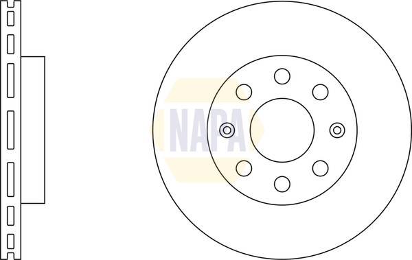 2x Brake Discs Pair Vented fits CHEVROLET AVEO T200 1.2 Front 04 to 08 LY4 236mm gallery