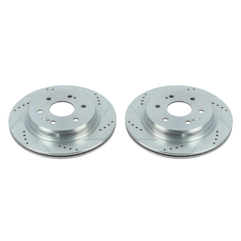 PowerStop Rear Disc Brake Rotor Set for 2019-2022 GMC Sierra 1500
