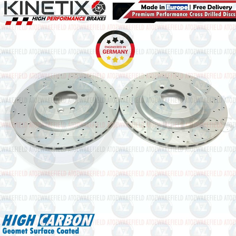 FOR RANGE ROVER SPORT AUTOBIOGRAPHY FRONT & REAR DRILLED BRAKE DISCS PADS WIRES gallery