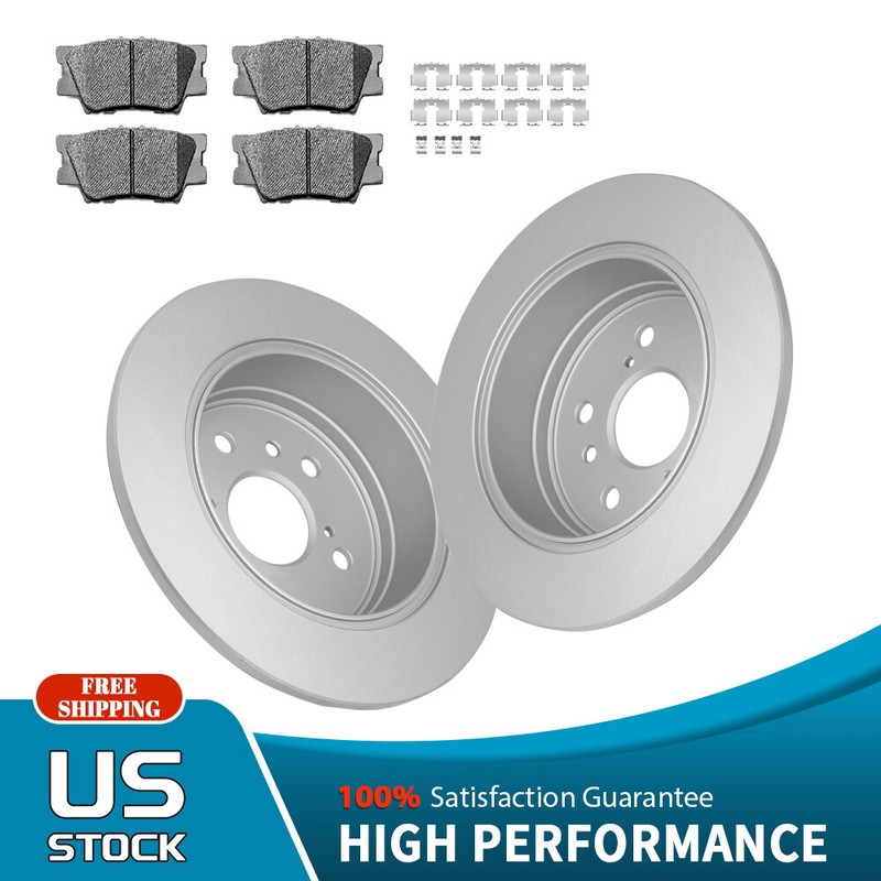 Rear Brake Rotors Ceramic Pads for 2013 2014 2015 2016 2017 Toyota Avalon Camry
