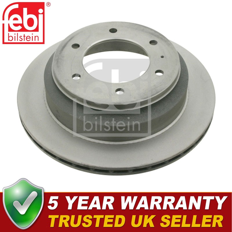 Febi Rear Brake Discs Fits Vauxhall Frontera 1991-2004 Isuzu Trooper 1991-2004