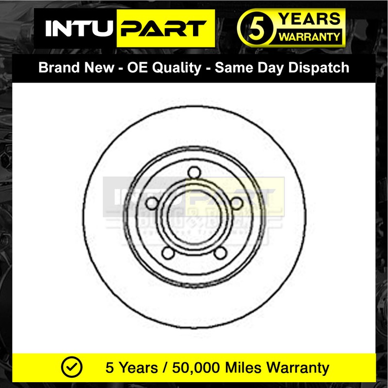 Fits Audi A4 1994-1997 1.6 1.9 TDi IntuPart Front 1x Brake Disc 8D0615301A