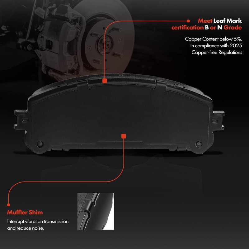 Drilled Slotted Rotors & Ceramic Brake Pads for Toyota Sienna Lexus NX300 Front gallery