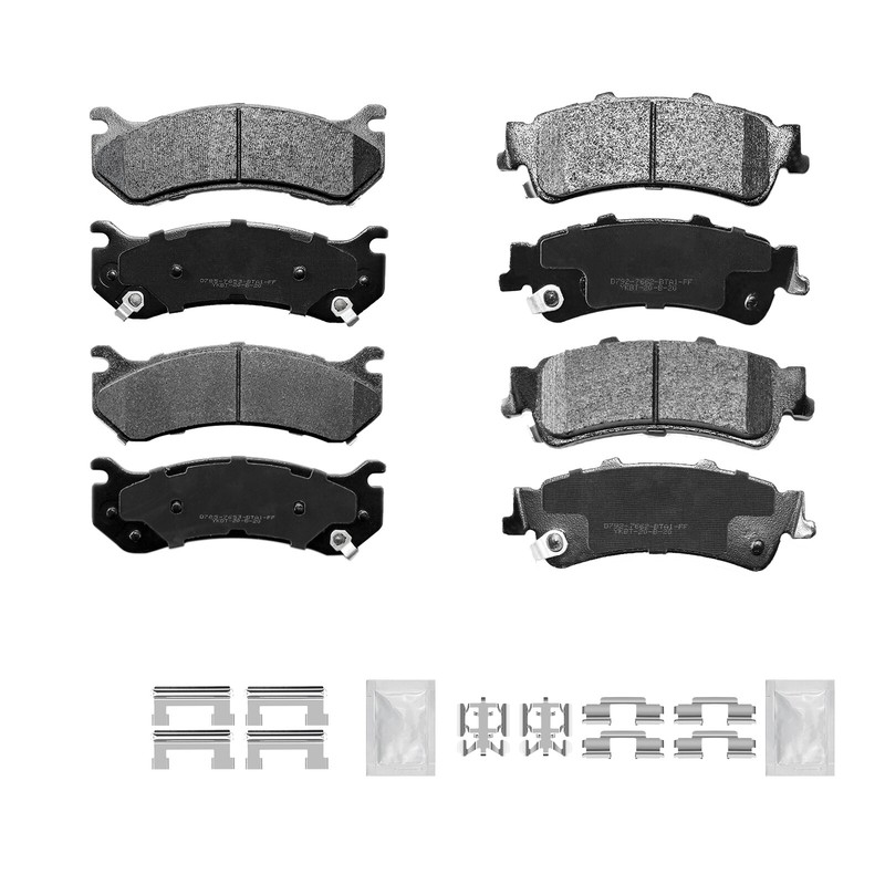 Front +Rear Rotors Brake Pads For Sierra Silverado 1500 Yukon Tahoe Safari Astro gallery