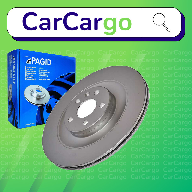 Pagid Vented Rear Brake Discs Pair XC90 T5 Drive-E Polestar AWD 2017-2021 340 mm