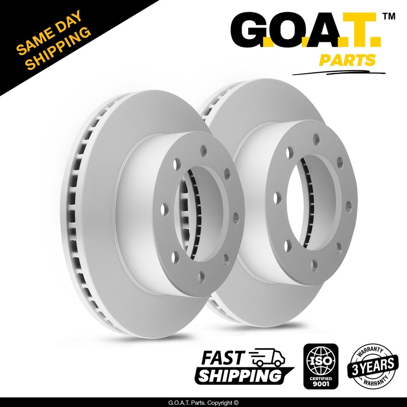 Front Brake Rotors Set for 05-12 Ford F-350 11-12 F-450 Super Duty 13.66 in