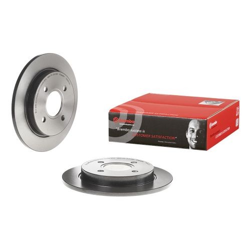 Brembo 08.4931.21 Disc Brake Rotor Rear Gray Cast Iron For 2001 Ford Focus