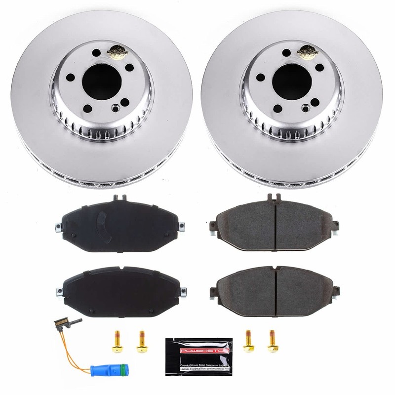 Powerstop Evolution 330.1mm Front 300mm Rear Discs & Pads & Sensors Kit for C300 gallery