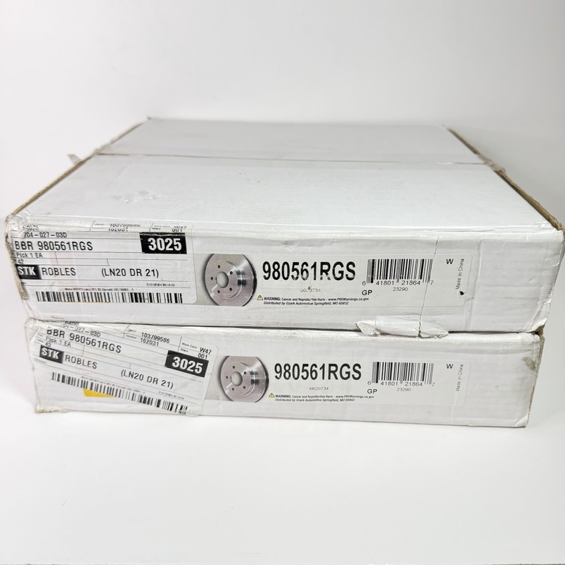 2 BrakeBest Select Brake Rotor – 980561RGS NEW