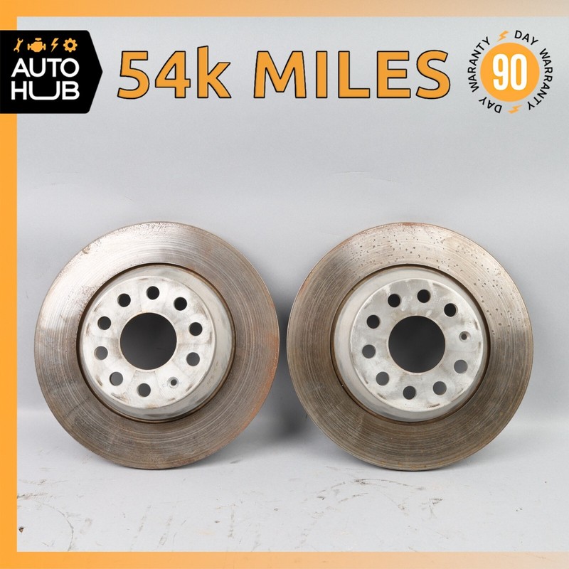 Audi TT Rear Brake Rotors Disc Left and Right Set OEM 54k