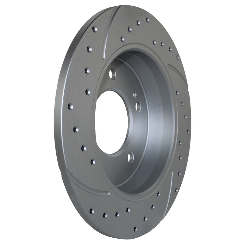 Rear Brake Kit 262mm Drilled Rotors Akebono Ceramic Pads For Elantra GT Soul FWD gallery