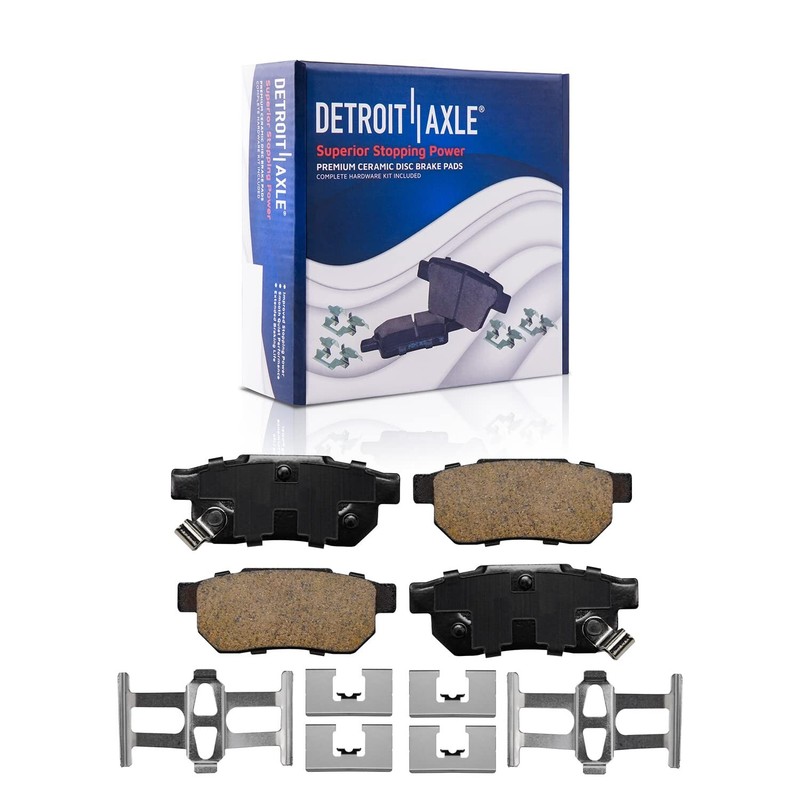 262mm Front 239mm Rear DRILLED Rotors + Brake Pads for Honda Civic Del Sol VTEC gallery