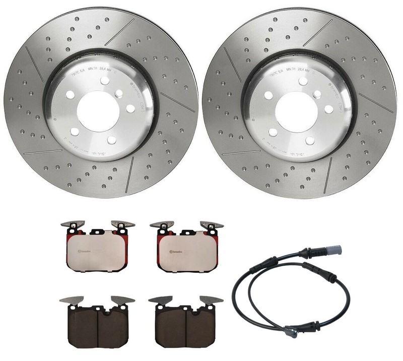 Brembo Front M Performance Brake Kit Rotors Ceramic Pads For BMW F22 F23 F32 F34
