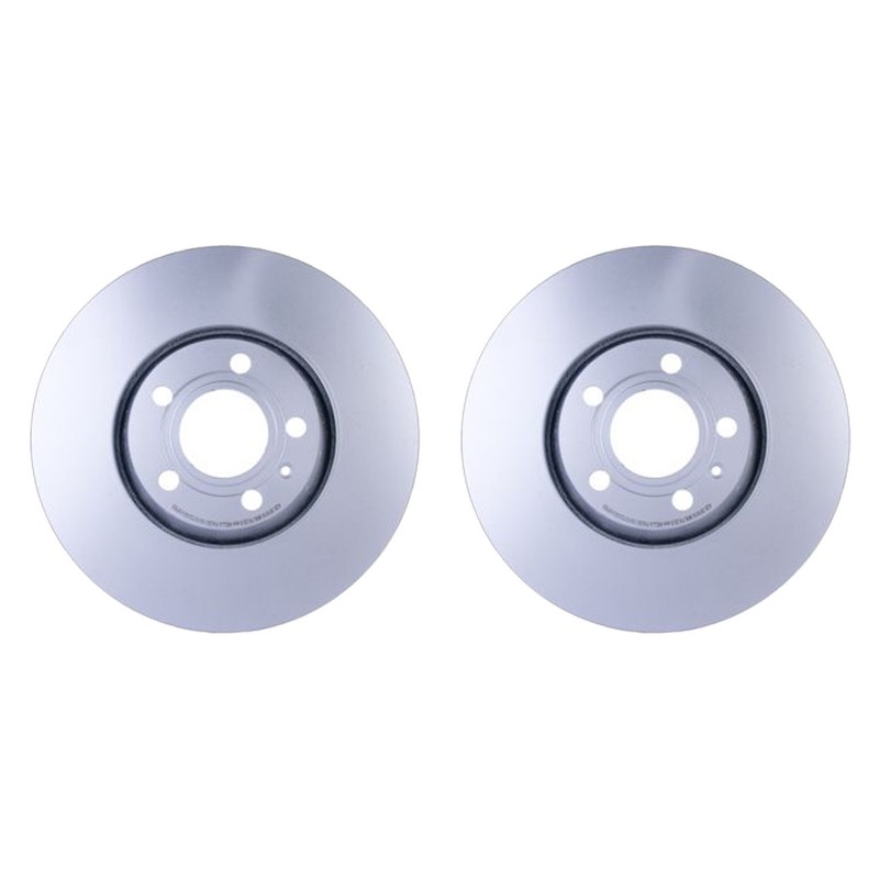 Hella Pair Set of Front Vented 312mm Disc Brake Rotors For A4 A6 A8 Quattro