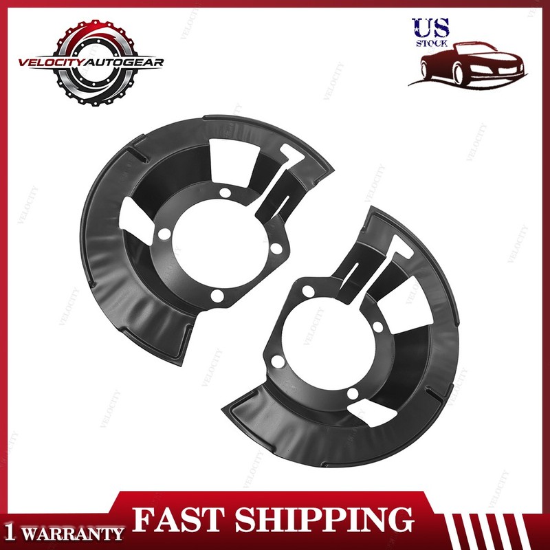 For 2000-2002 Dodge Ram 2500 3500 New Front Brake Dust Shield Left & Right Side