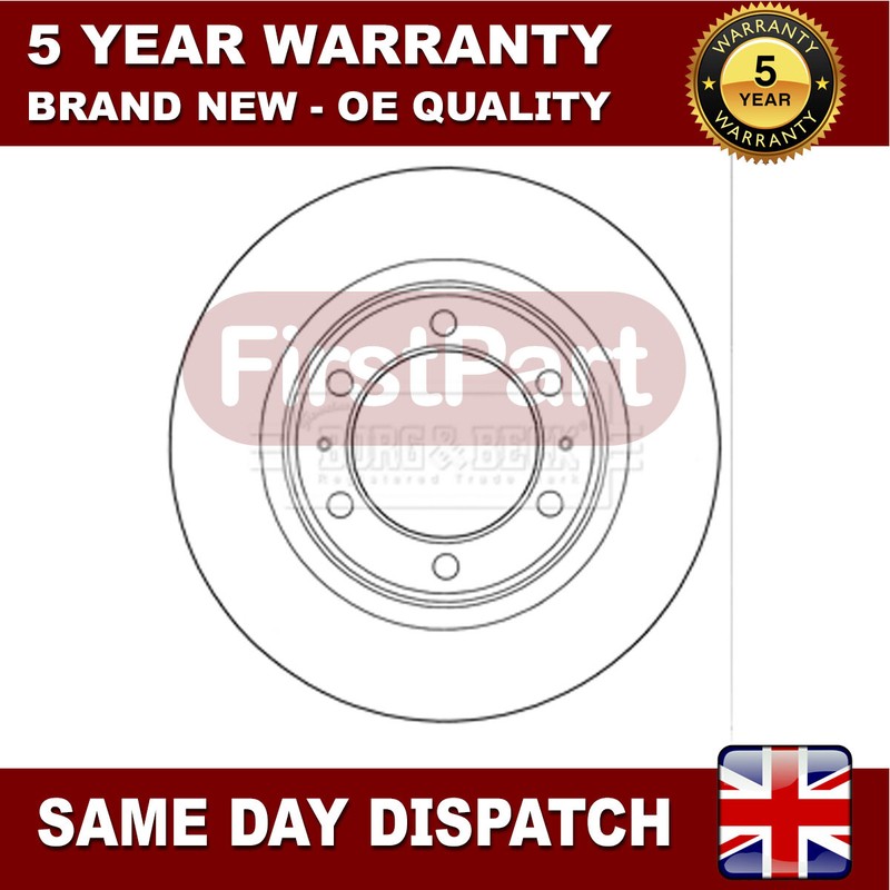Fits Toyota Hilux 2005- FirstPart Front 1x Brake Disc 4351235322