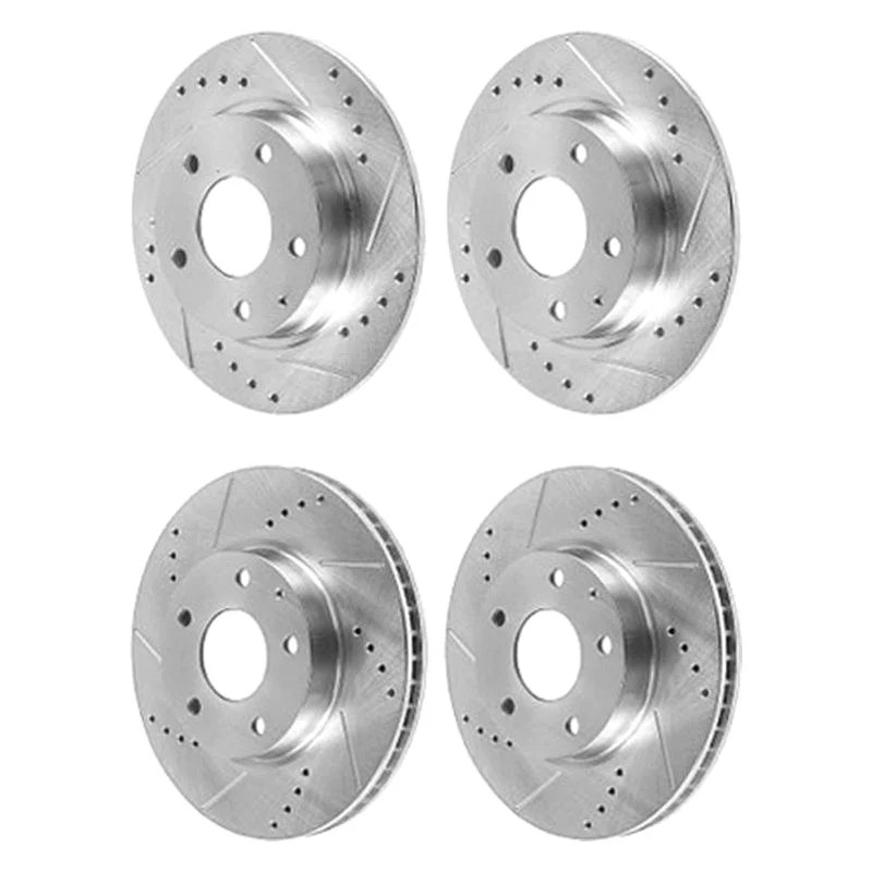 For Mazda CX-3 19-22 Brake Rotor Set Evolution Performance Drilled & Slotted