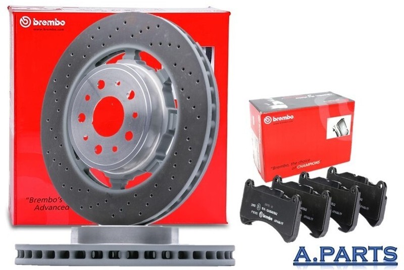 Brembo brake set fully drilled 360 mm Maserati Gran Turismo Gran Convertible 4.7
