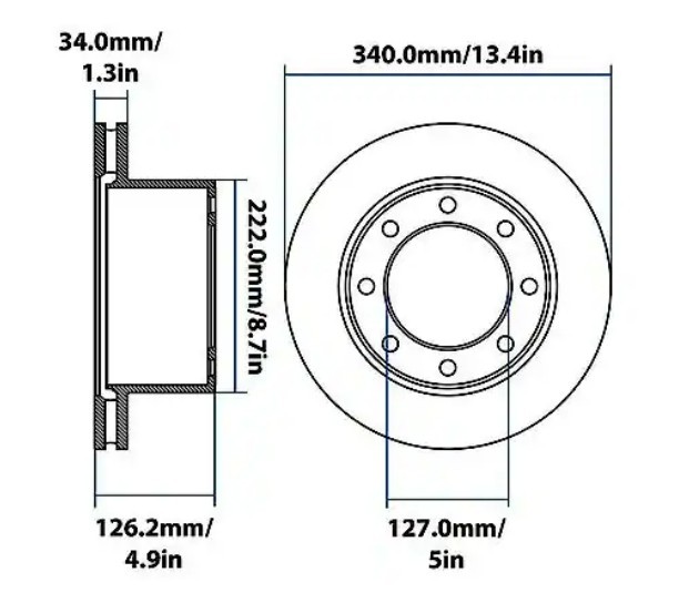 CARQUEST YH145730P PAINTED ROTOR gallery