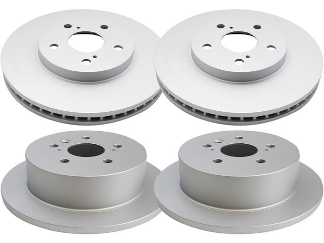 For 2004-2010 Toyota Sienna Brake Rotor Set Front and Rear 13576HWDT 2005 2006