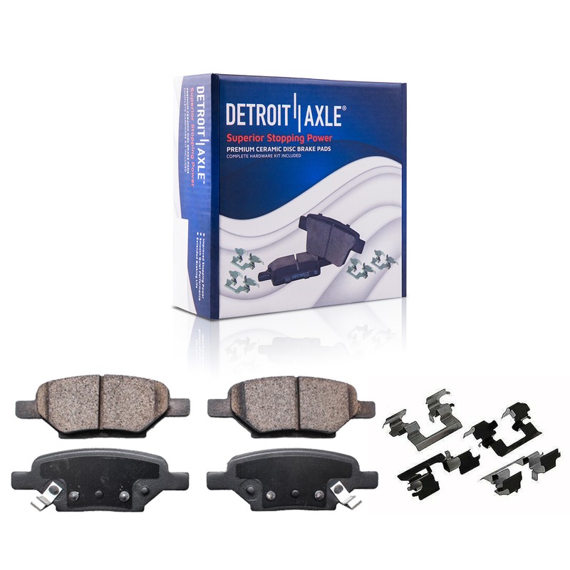 Front & Rear Disc Rotors + Brake Calipers & Brake Pads for 2006-2012 Malibu Aura gallery