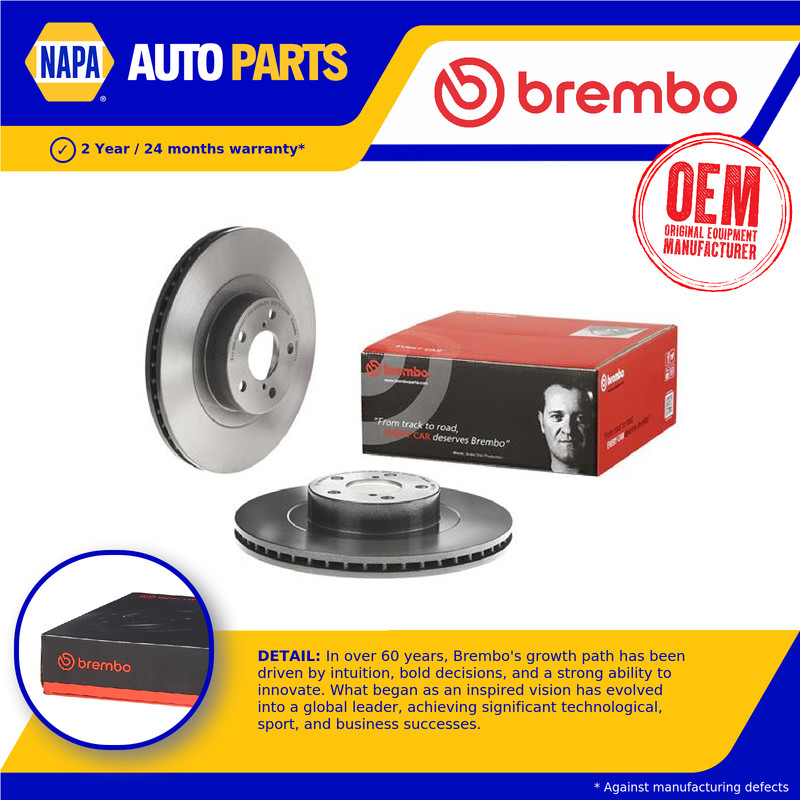 2x Brake Discs Pair Vented fits SUBARU OUTBACK 2.0D Front 08 to 09 EE20Z 293mm