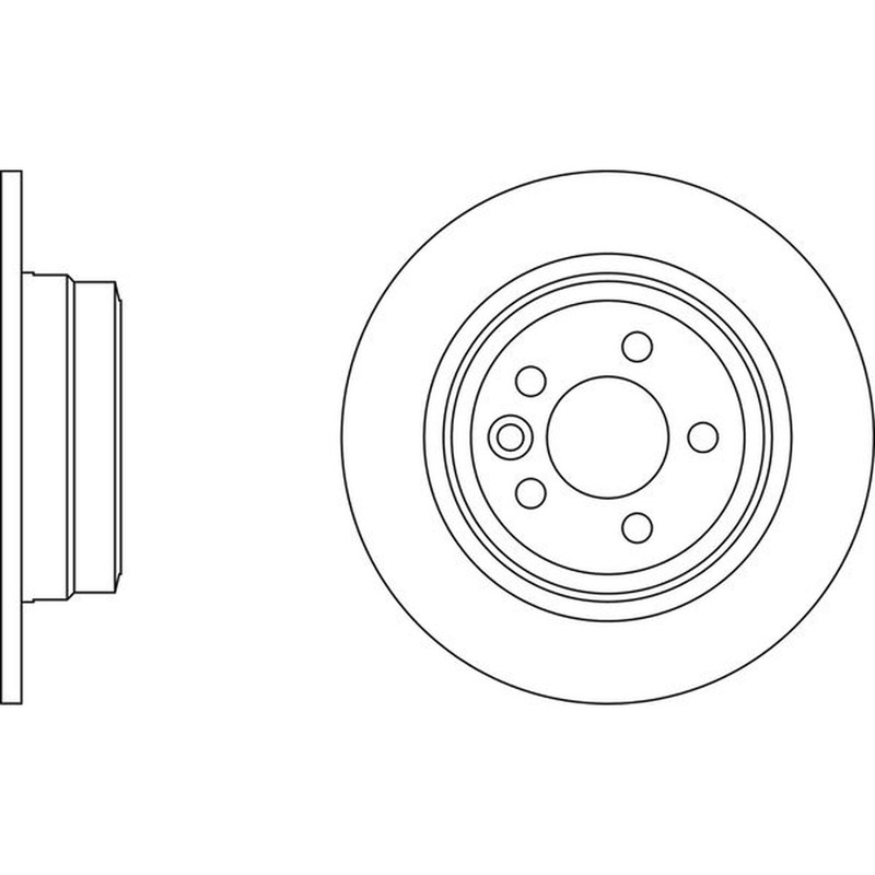 Apec Blue Brake Disc – Rear SDK6155 Fits Rover 75 Series and MGZT – OE Spec.